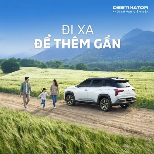 Mitsubishi Destinator đồng hành cùng gia đình Việt đánh thức tinh thần phiêu lưu trên mọi cung đường, để không chỉ đưa cả nhà đi xa mà còn gần nhau hơn và viết nên những kỷ niệm đáng nhớ.